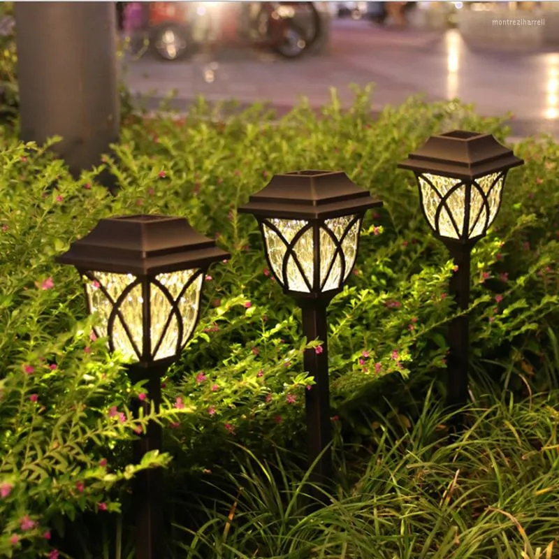 Solar Garden Light Wodoodporne lampy trawnikowe Outdoor Home Decoration Outor Wkładka i lampa cienia