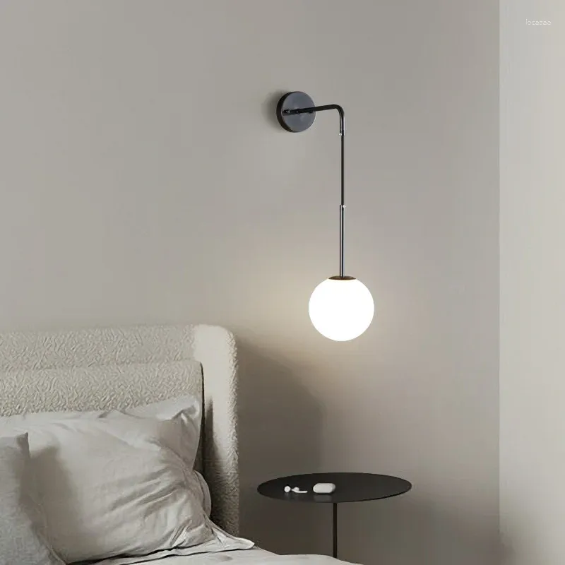 Wall Lamp Antique Bathroom Lighting Glass Led Hexagonal Bedroom Decor Black Fixtures Modern Finishes