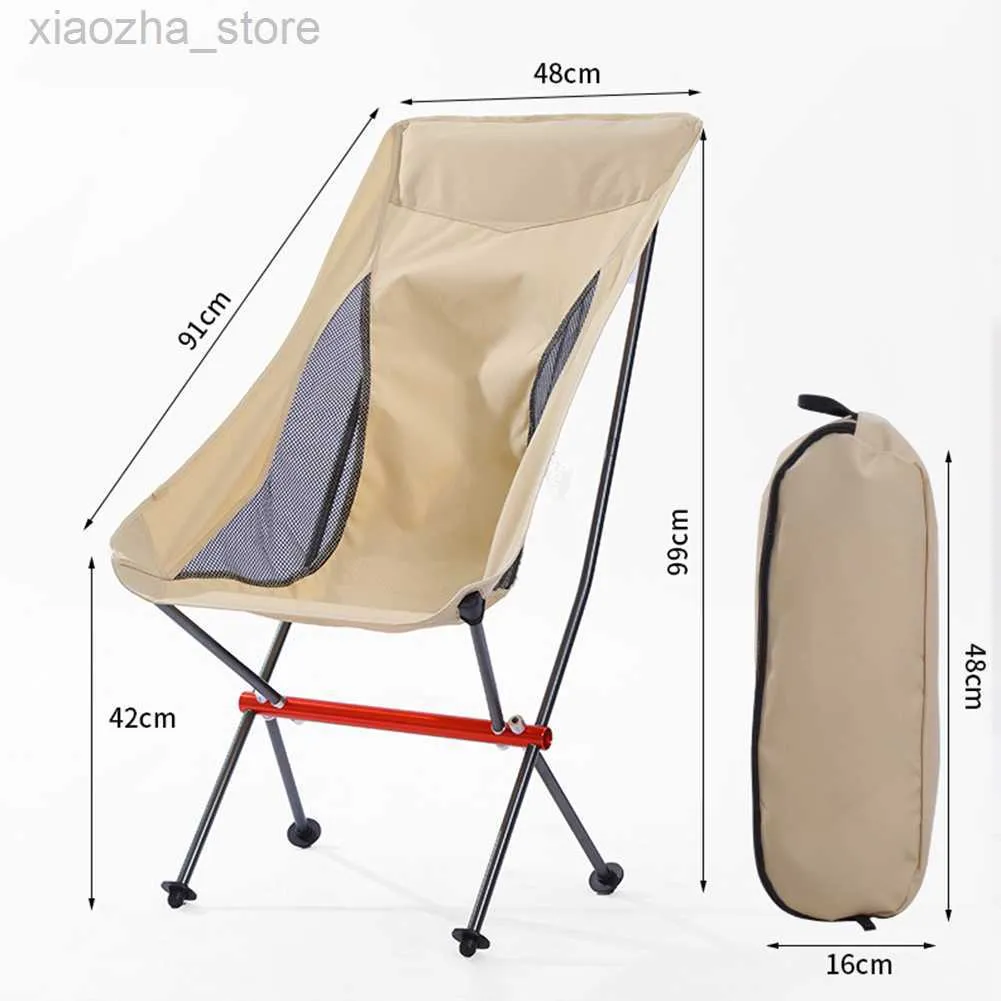 Camp Furniture Portable folding light outdoor camping chair folding fishing chair seat tool with bag transport picnic beach BBQ supplies