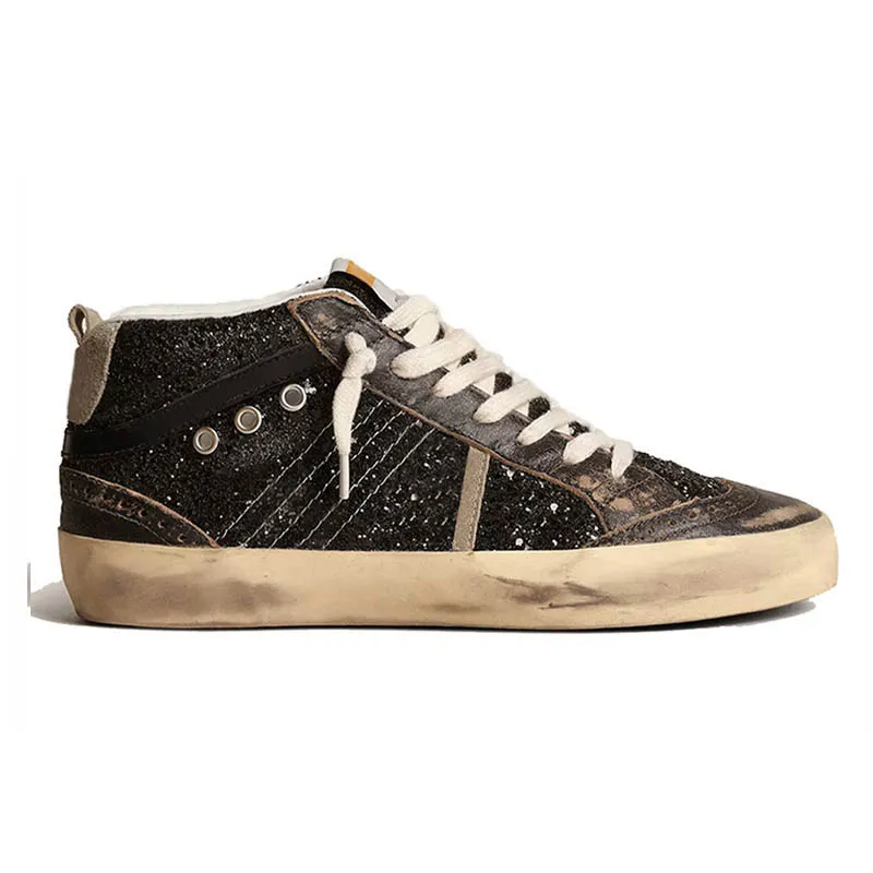 Italian High Top Sneakers: Laminated Leather, Star Shaped Stars, Designer  Platform For Men And Women From Shoes_mens, $27.3