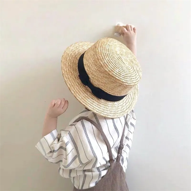 CAPS HATS Sommarmamma barn Straw Hat Big Brim Baby Girl Boy Sun Hat Hatt Vuxen Kvinnor Hat Fisherman Cap Beach Cap 230427