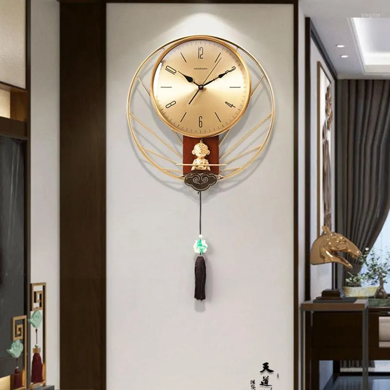 Horloges murales de luxe grand design moderne maison horloge mécanisme art salon orologio da parete mécanicien décor inhabituel