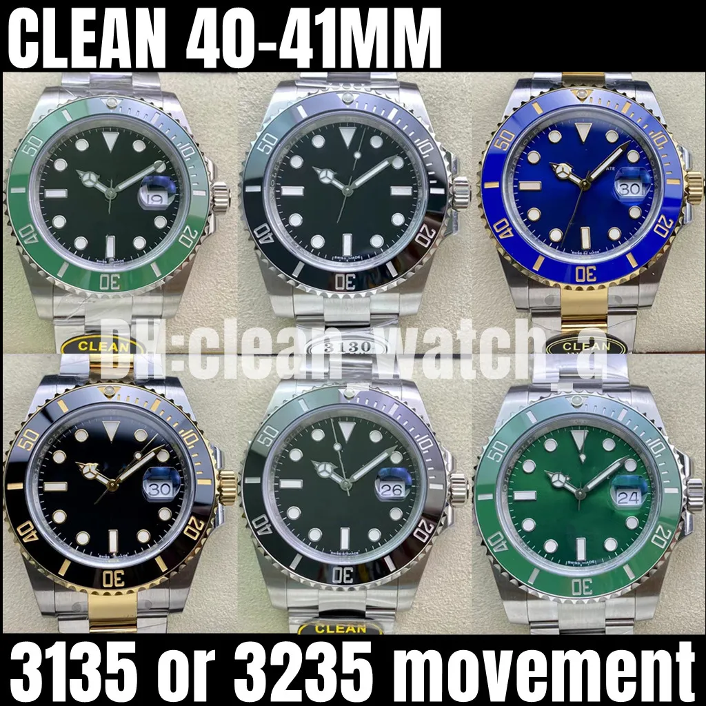 Luxury Designer Crestello Watch CLean Factory, Top Quality 40 41MM