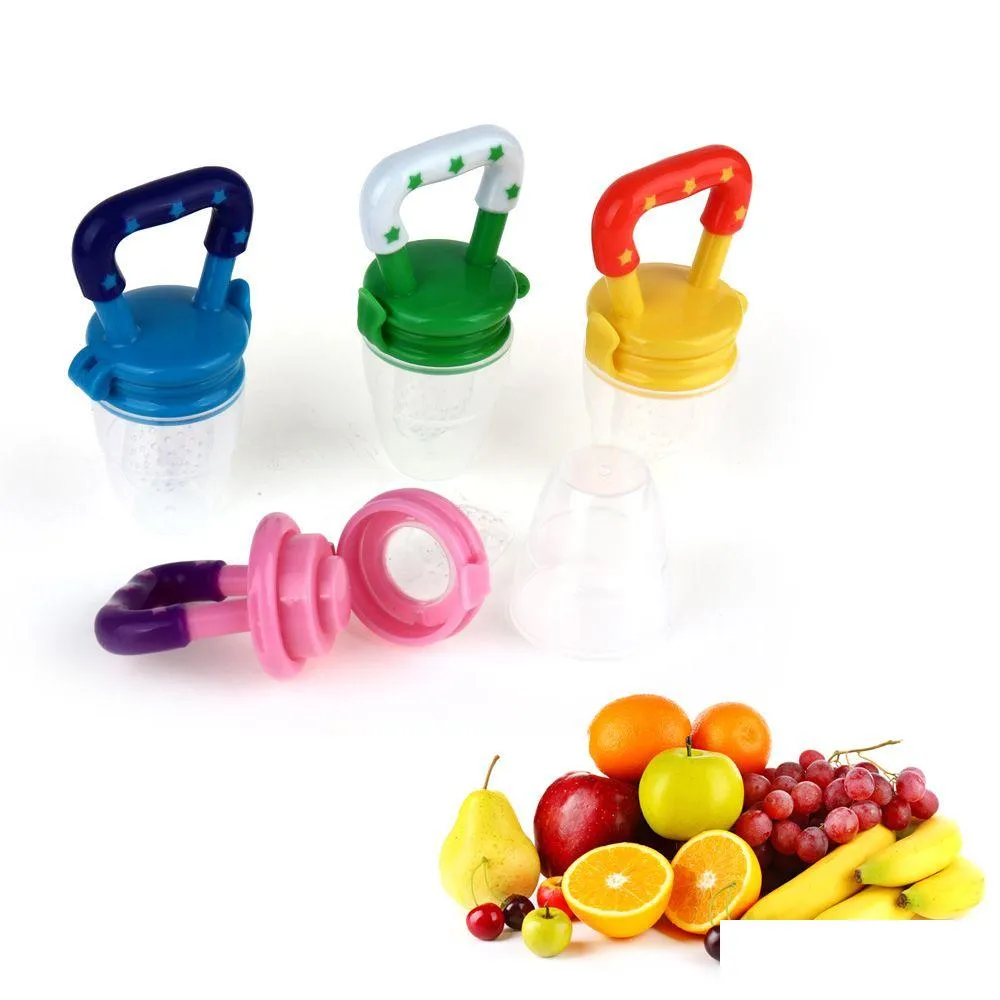 Chupetas Bebê Mordedor Mamilo Chupeta Fruta Comida Mordedor Sila Bebe Sile Teethers Alimentador de Segurança Mordida Foodstuff BPA Drop Delivery Kids Otkqs