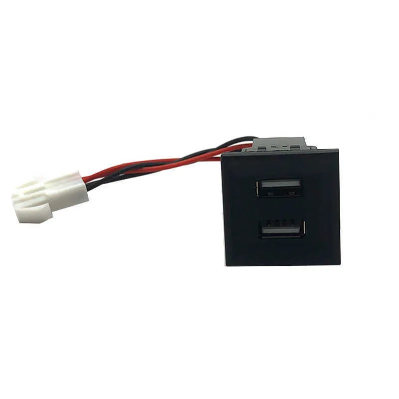 Dual USB Charger Adapter for Volkswagen T5 Transporter: Socket, Dash Blank  Switch, 2.1A Charger