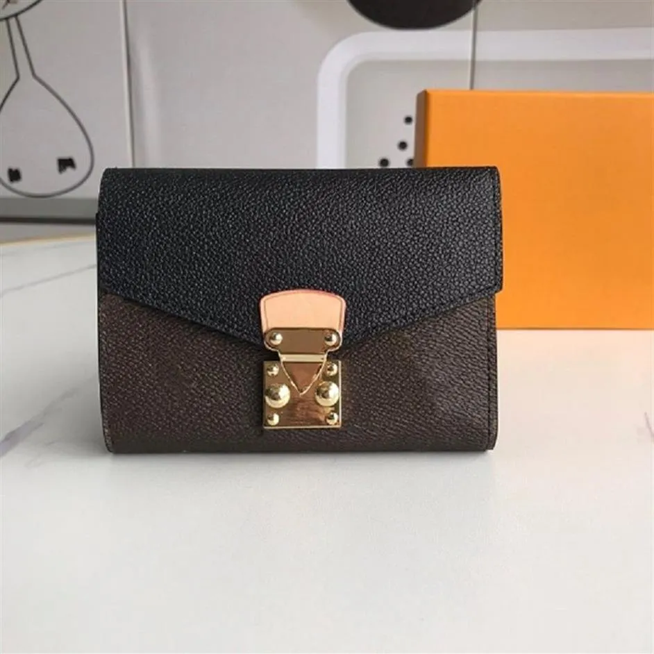 Original 2021 neue stil weibliche designer damen geldbörse dame Pallas kurze brieftasche brieftasche kreditkarte halter tasche wit188a