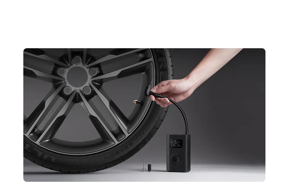 Top quality versionXiaomi Mini Portable Air Pump 2 Mijia Electric Air  Compressor Treasure Type-C Multitool Inflator For Automotive Car