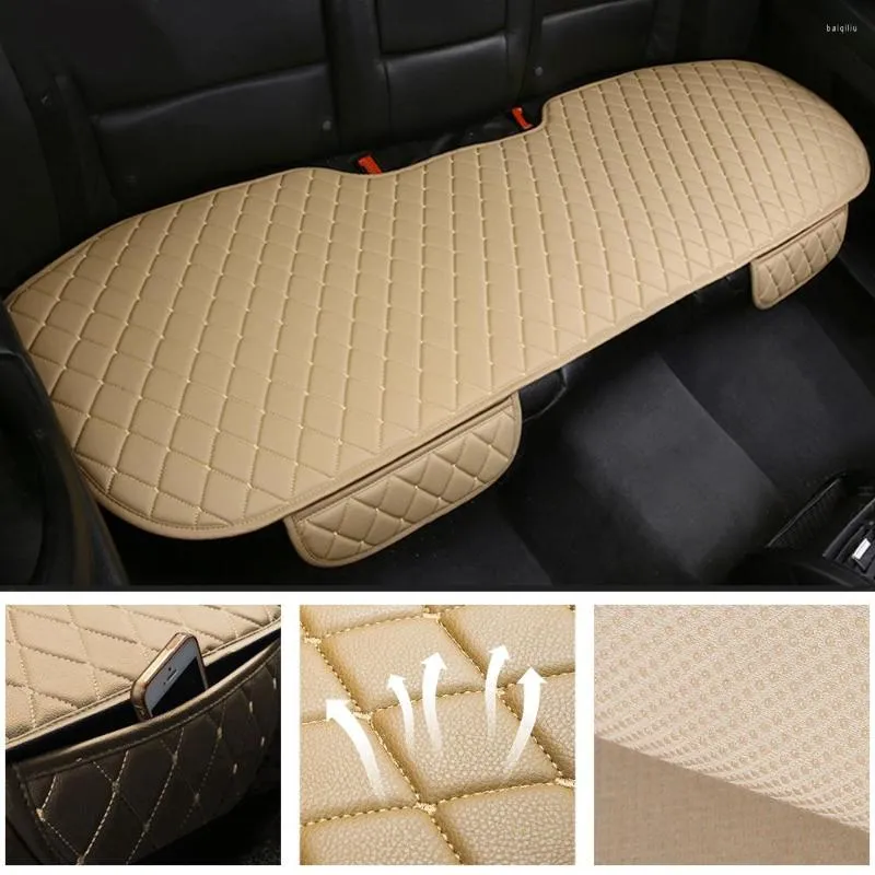 Car Seat Covers 1PC Leather Rear Cushion Cover For MINI ONE COOPER Paceman Clubman Countryman Interior Accessories