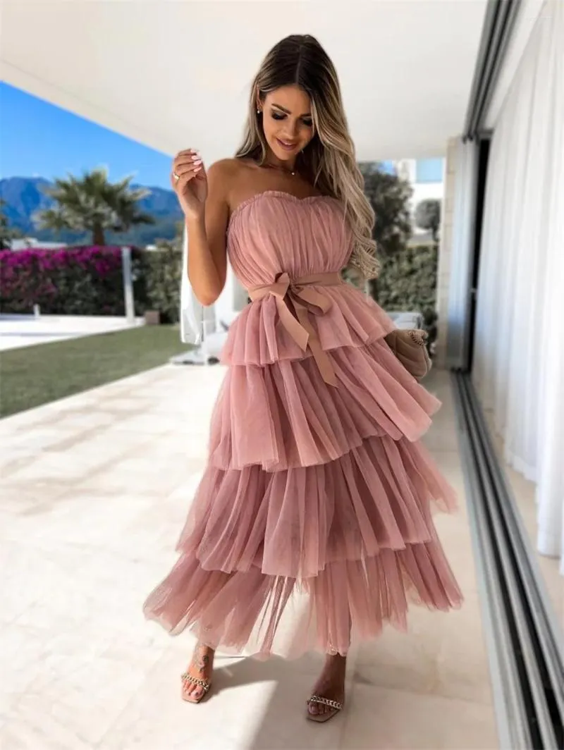 White Rayon Tulle Off Shoulder Maxi Dress Elegant Summer Streetwear For Women From Wuguyufen 28.49 DHgate.Com