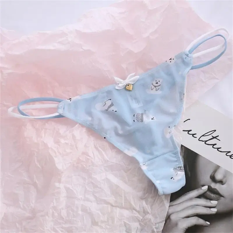 Womens Panties Sexy Strawberry Cherry Love Bow Girl Underwear