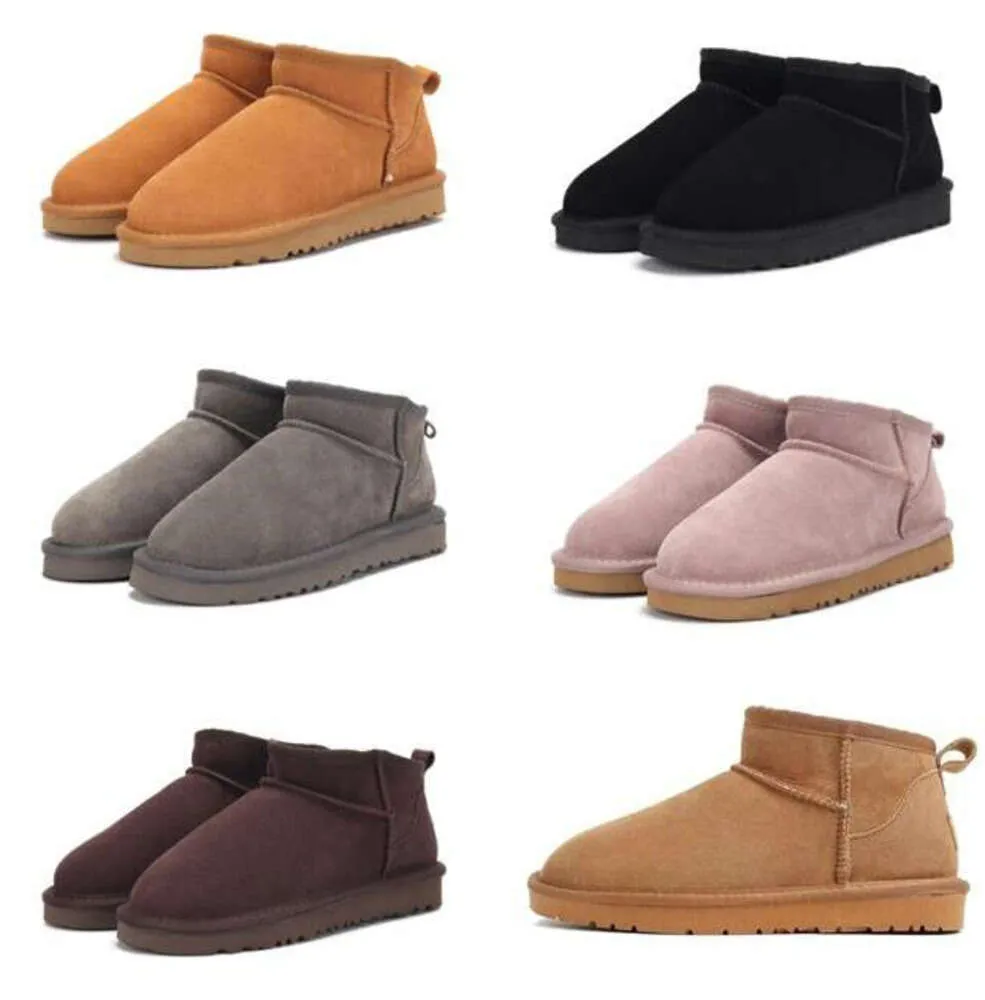 Women Ankle Mini snow boots Sheepskin Plush fur keep warm with card dustbag AUS Short U5854 Soft comfortable Casual shoes Beautiful gifts 2022