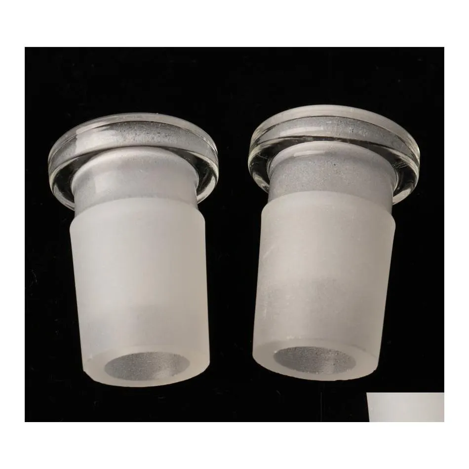 Convertitore adattatore in vetro per tubi da fumo 10 / 14Mm femmina a 14 / 18Mm connettore riduttore maschio per acqua Banger al quarzo Nail Drop Delivery Ho Dhegx