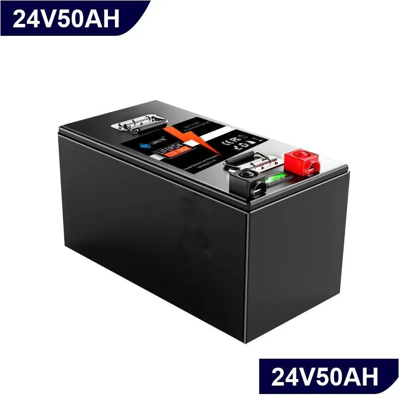 Batteries de véhicules électriques La batterie Lifepo4 a un écran Bms intégré de 24 V 50 Ah qui peut être personnalisé. Il convient au Golf Otraw