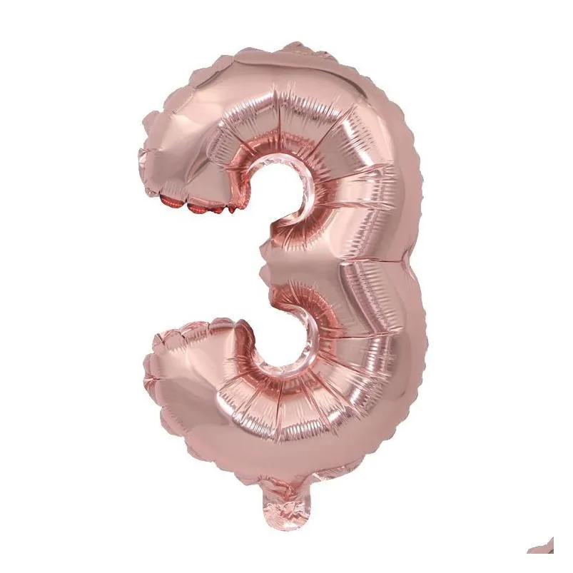 32inch number foil balloons digit 09 balls for wedding birthday party decorations kids adult balon anniversary number supplies