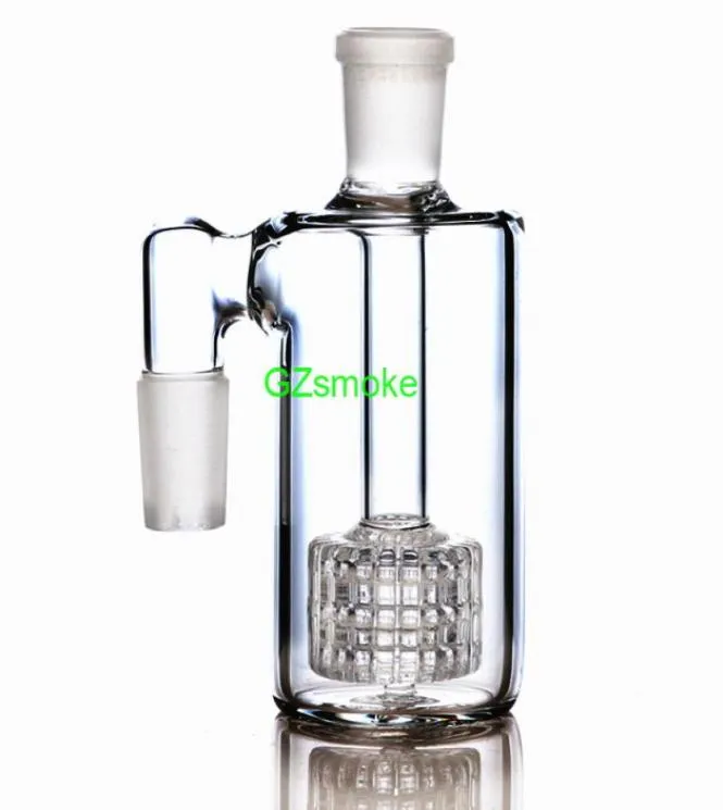 Catcher di cenere da 90 gradi 14mm 5cm di diametro Ashcatcher 18mm Mini tubo dell'acqua Gear Perc Piccolo Bong Bubbler Accessori per fumatori GA0117169373