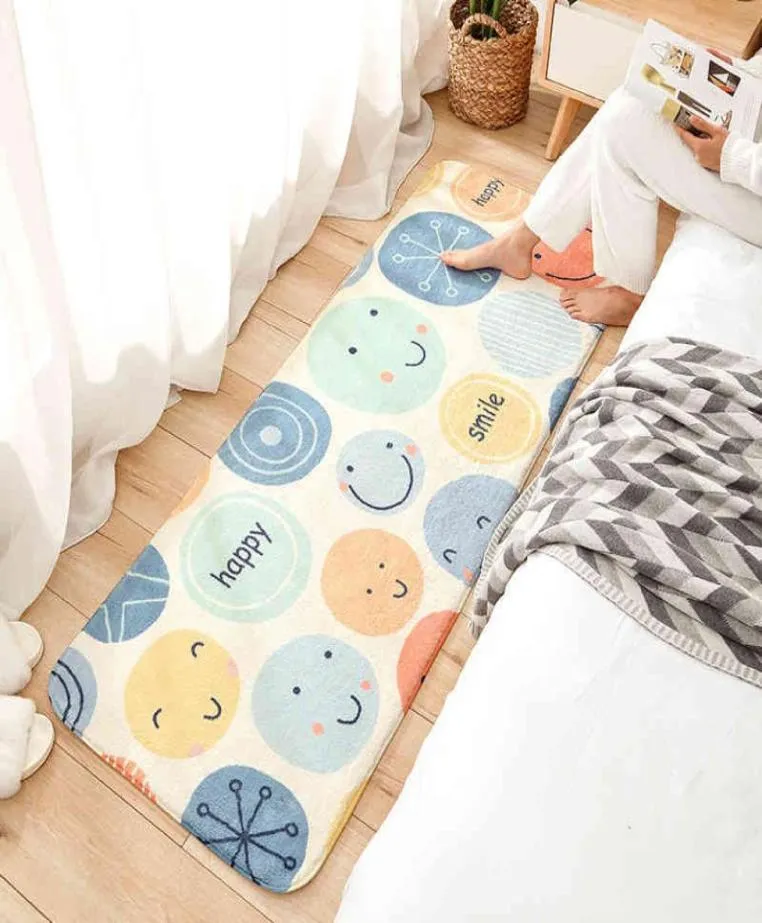 Gruby dywan do życia pluszowy dywan dla dzieci puszyste dywany podłogowe okno łóżko Dekor Home Dutom Miękkie aksamitne mat3878012