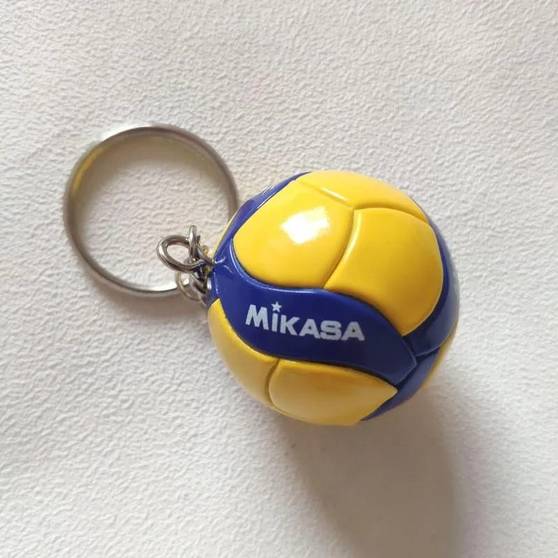 24 Pack Porte-clés de football, mini porte-clés de ballon de