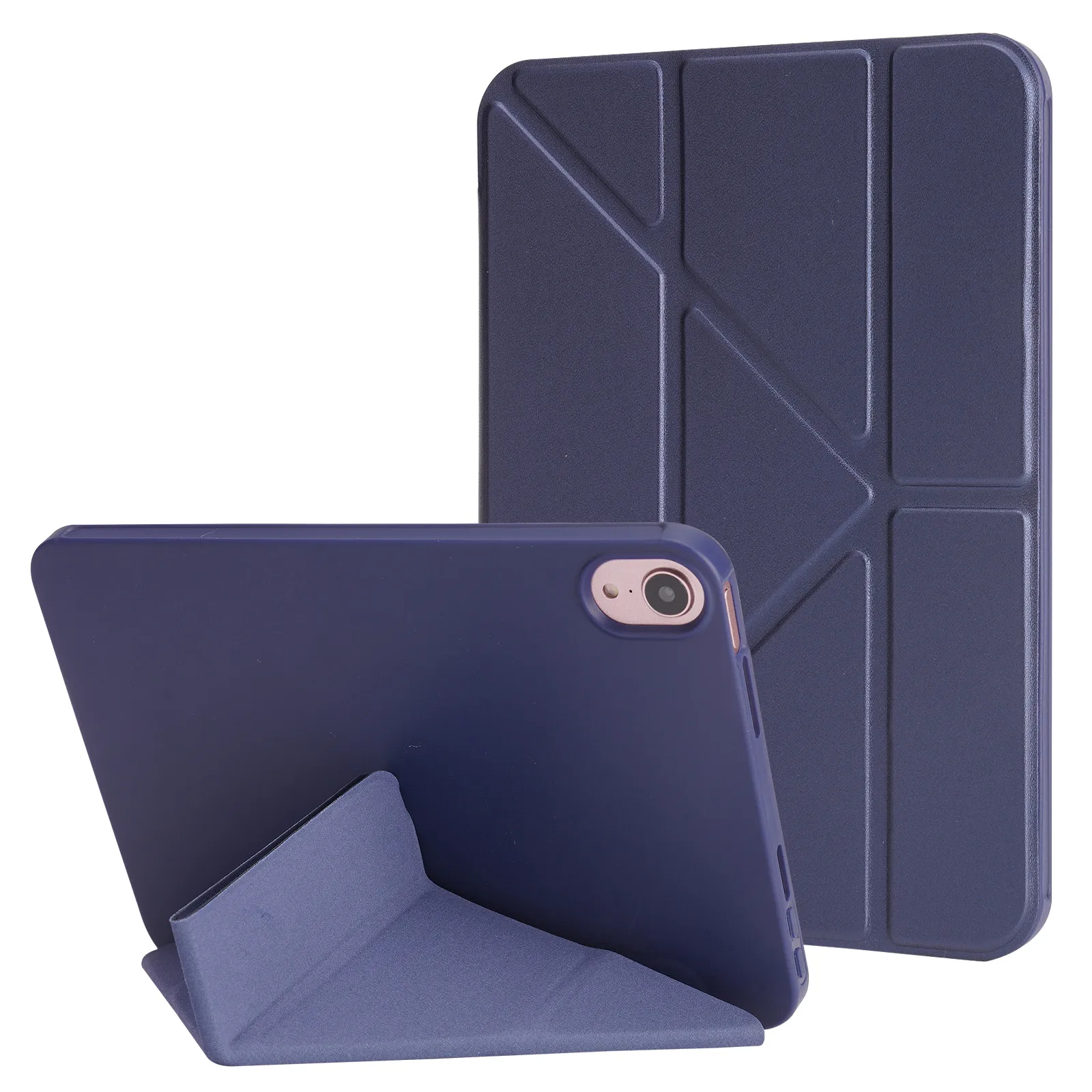 For iPad 9.7 Air 1 2 Case PU Leather Silicone Soft Back Cover For IPad 10.9 Air 4 5 Mini 1/2/3/4/5/6 Air 3 10.5 11 12.9inch 10.2 7th 8th 9th