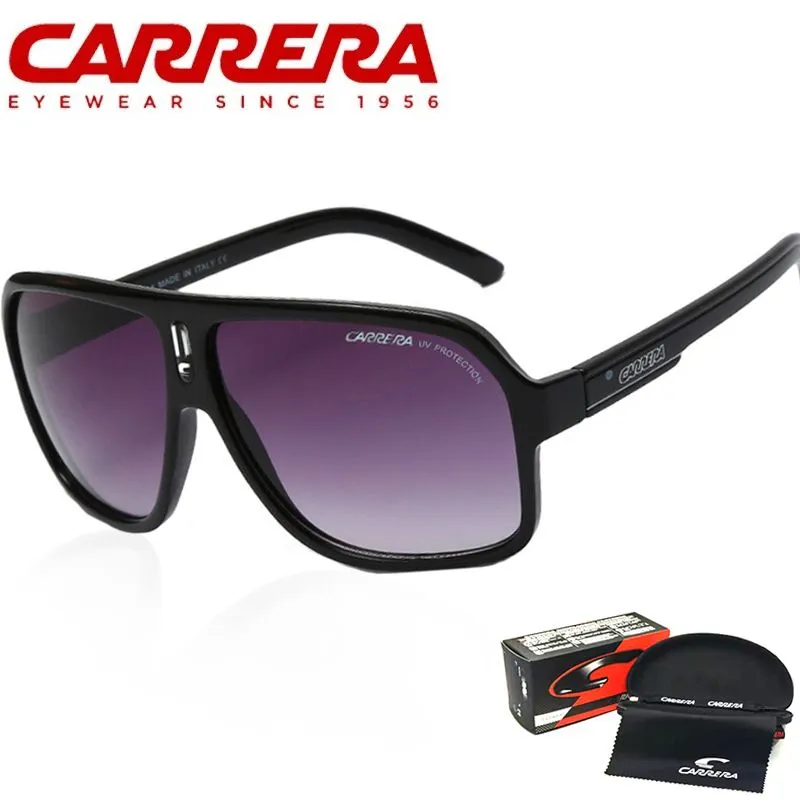 Carreras Brand Design Square Sunglasses Men Mirror Sun Glasses For