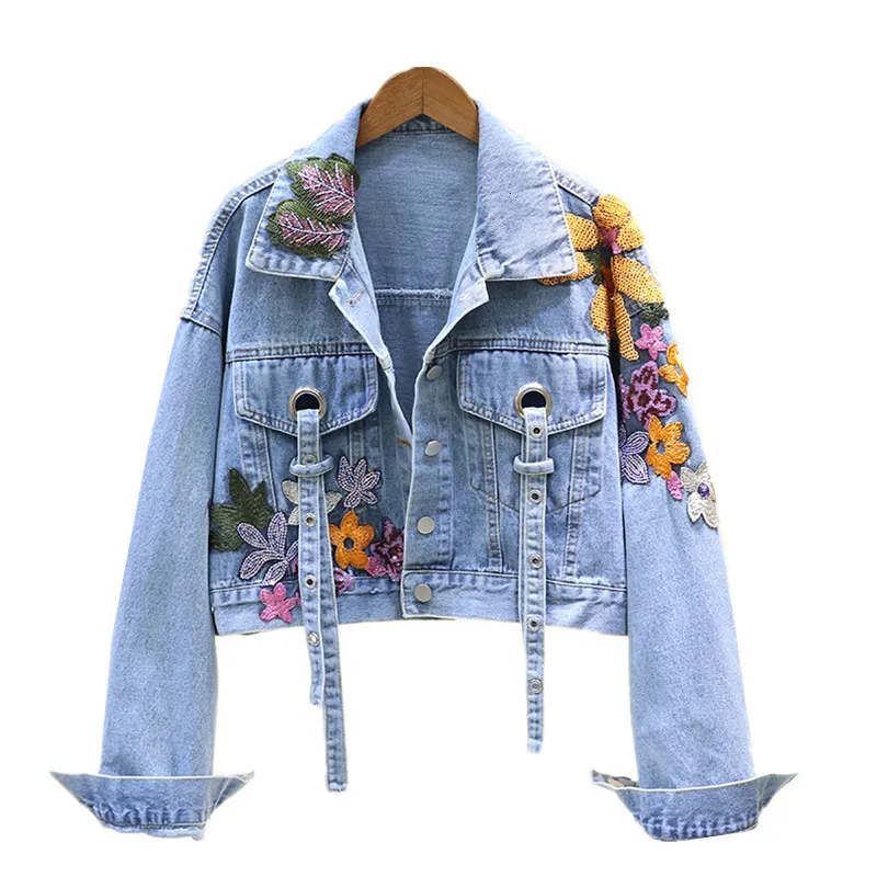 【完売品】ヌキテパSequins Embroidery Denim Jacket Sequins Embroidery Denim Jacket | Pasand by ne Quittez pas