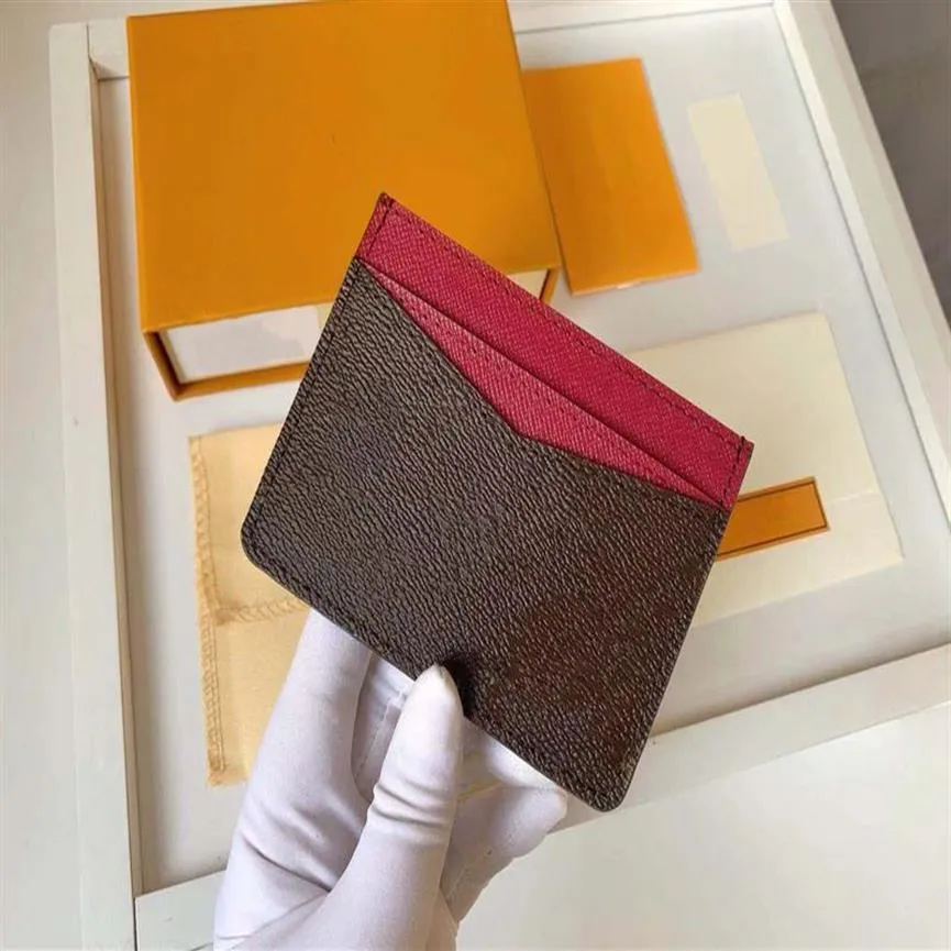 Classic Women Men Credit Card Holders Fashion Mini Wallet Handy Slim Bank Coin Purse M60166 met cadeaubon2961