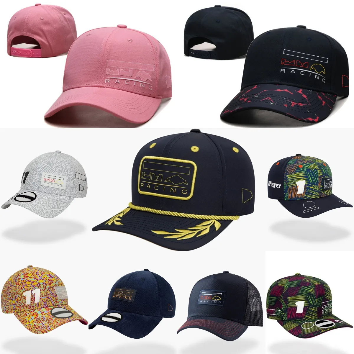 2024 neue F1 Racing Cap Formel 1 Team Fahrer Baseball Kappe männer frauen Casual Sport Marke Gebogene Hut sommer Outdoor Fashion Männer Caps