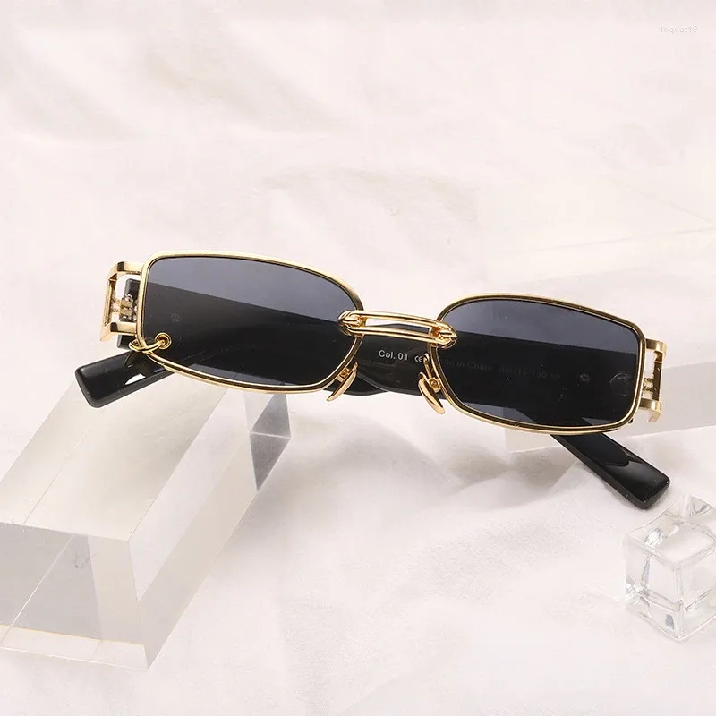 Sunglasses 2023 Vintage Women's Men's Fashion Earring Rimmed Sun Glasses Outdoor Eyewear Shopping Punk Stylish Trendy Cool UV400