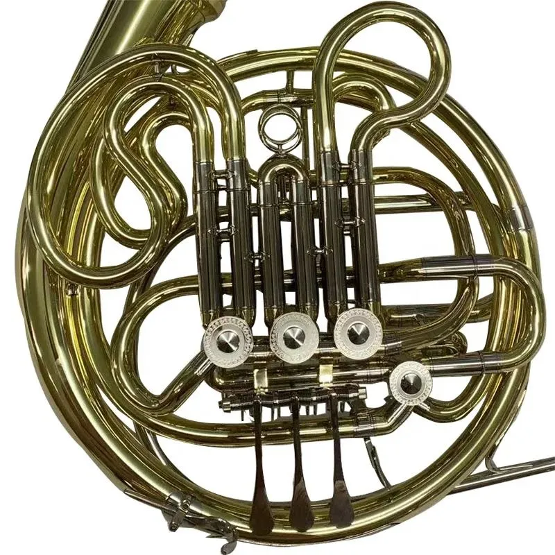 High quality professional selling yellow brass double keys french horn