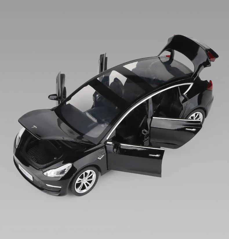 Tesla Model Scale Model 1:24 Scale Tesla Model 3 Die Cast Model Car With... From Xiaola_store ...