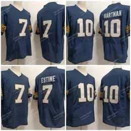 Notre Dame Sam Hartman Football Jersey Audric Estime Joe Alt Isaiah Foskey Tyler Buchner Brandon Joseph Benjamin Morrison Notre Dame Fighting Irish Jerseys NAVY