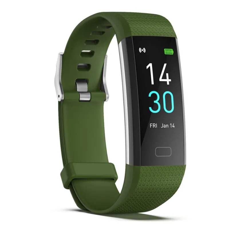Runmifit Nieuwe S5 Tweede generatie Temperatuur Slimme armband, hartslag bloed zuurstof bloeddruk waterdicht Smart Watch