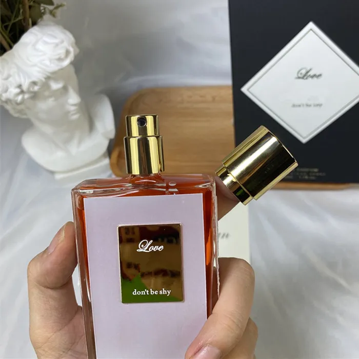 Luksusowe perfumy marki Kilian 50ml miłość nie wstydź się Avec Moi dobra dziewczyna poszła źle dla kobiet mężczyzn perfumy w sprayu długotrwały zapach wysoki zapach najwyższa jakość szybka dostawa