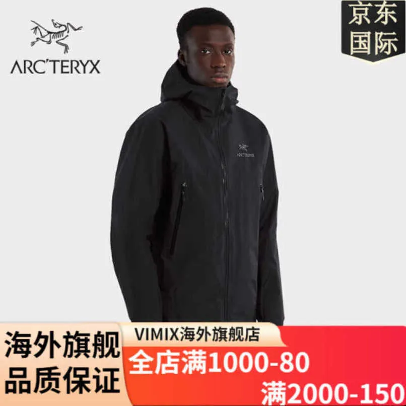 Huva män tröjor designer arcterys modejacka rockar jackor man designer arcterys hooded sweatshirt archeopterex beta long goretex waterproof chech co