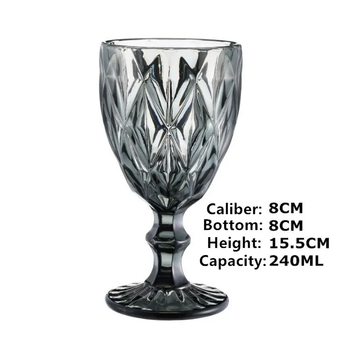 Khen Colors of Rocky Mountains, bicchieri da vino colorati a stelo | Set di 5 | Bicchieri alti estivi in stile italiano da 590 ml, regalo per escursioni, natura, amanti della terra
