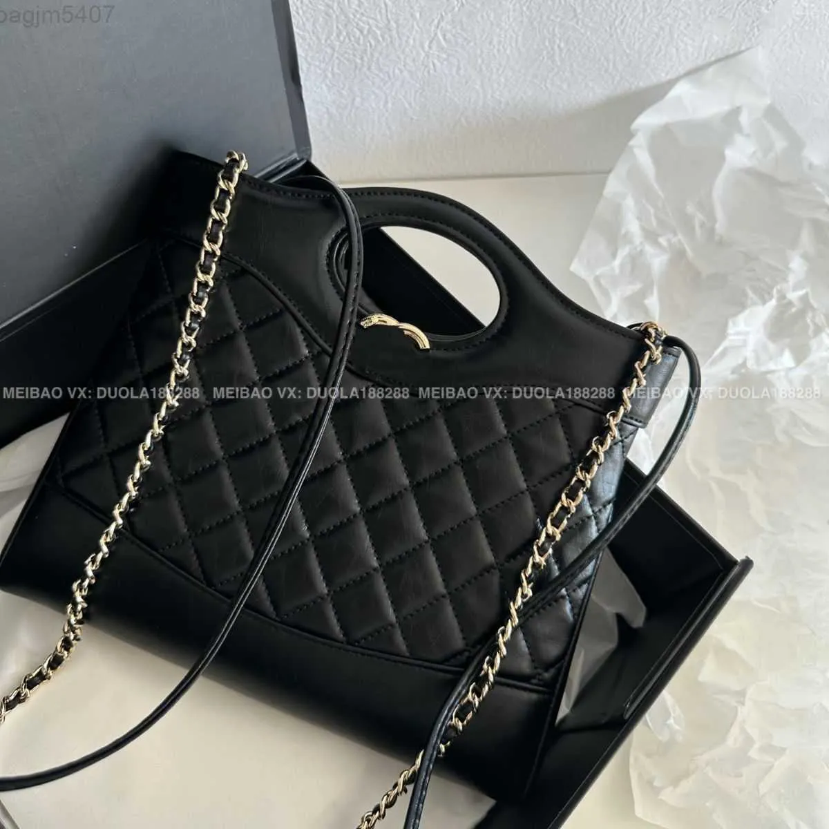 2024 Top Designer Bag Luxury Fashion Handbag New 31Bag Mini Elephant Pattern Cowhide Single Shoulder Diagonal Straddle Handheld Diamond Chain Bag