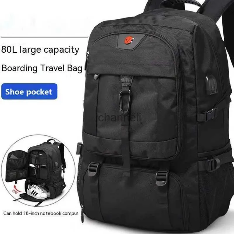 Large Capacity Waterproof Backpack For Men 80L/50L Laptop Carry On