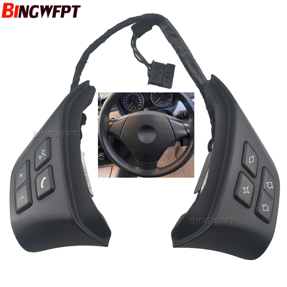 Good quality Multifunction Steering Wheel button For BMW 3 E90 E91 X1 E84 2005-2015 Volume Control Switch 61316959894 6959894