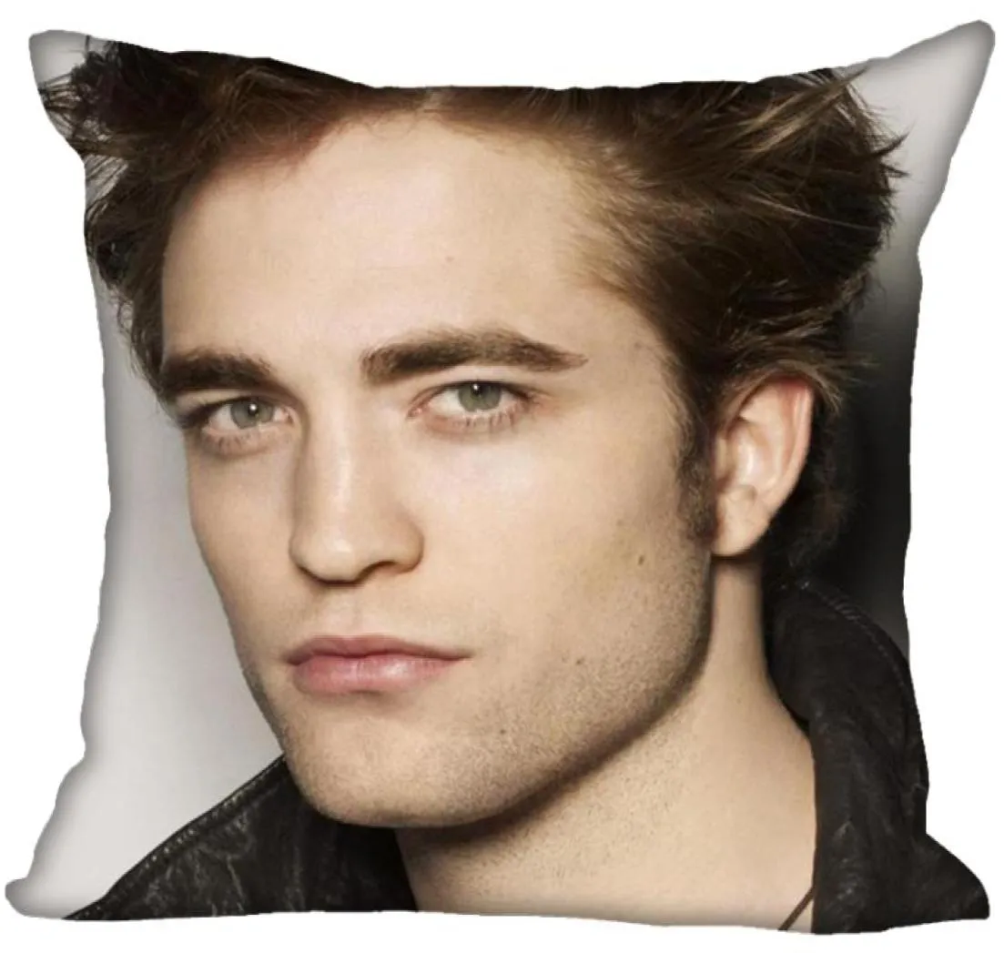 CLOOCL The Twilight Robert Pattinson Kussensloop 3D Grafisch Polyester Bedrukt Kussensloop Mode Grappige Rits Kussensloop Geboorteda4018178