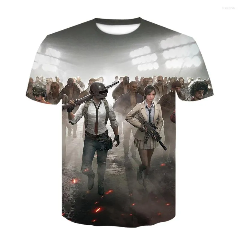 Men's T Shirts Game PUBG Fashion Playerunknown's Battlegrounds Men T-shirt Funny Summer Cool Shirt For Women Unisex Top