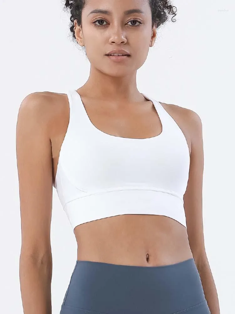 Breathable Nylon Crz Yoga Longline Bra For Women Available Perfect