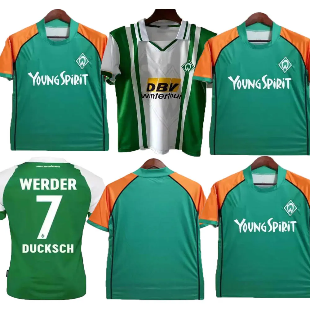 2023 2024 Werder Bremen JERSEY DE FUTEBOL Marvin Ducksch Leonardo Bittencourt keita 23 24 PIEPER CAMISAS DE FUTEBOL retro 2003-04 Schaaf Pizarro Klasnic top men FAN VERSION