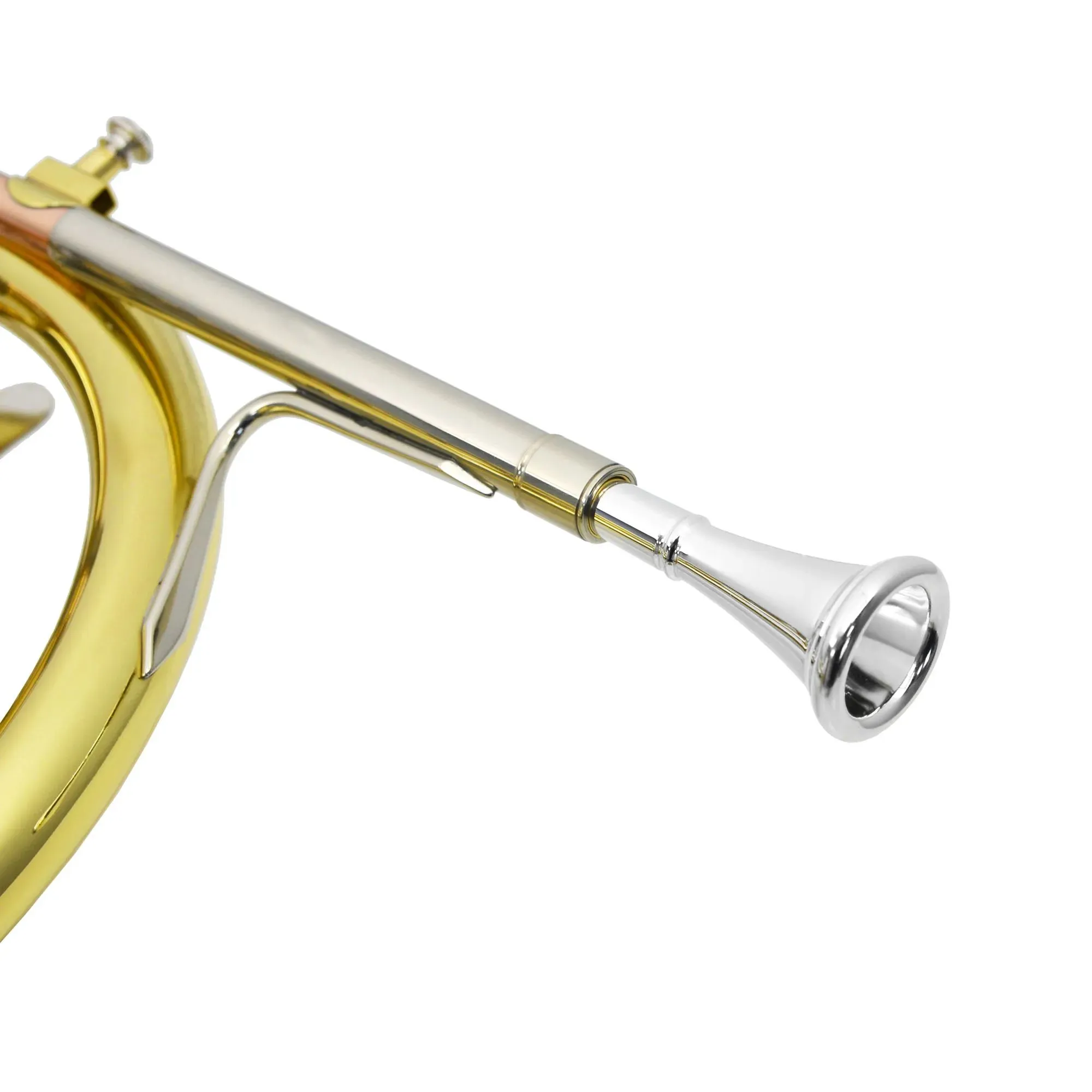 Мини-валторна Montreux, позолоченный латунный лаковый инструмент с футляром