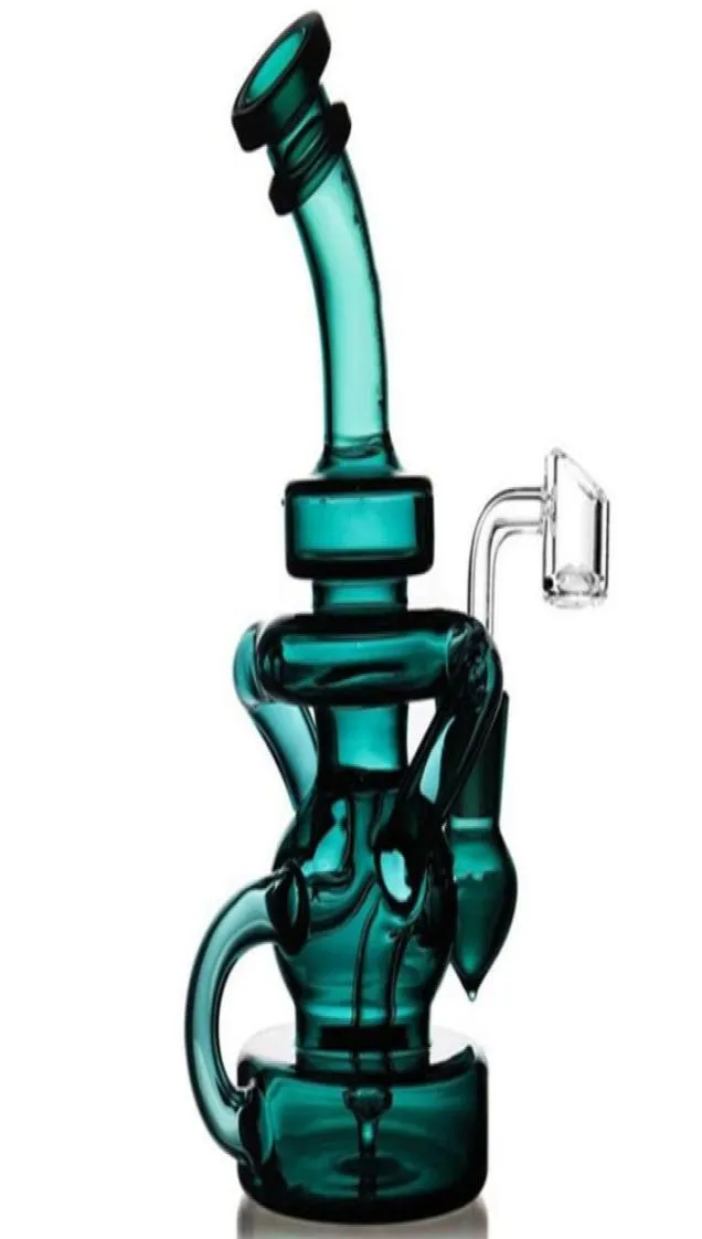 narghilè Becher Vetro Bong palla Perc inebriante Base riciclatore tubi 14mm giunto banger olio dabber rigs2287634