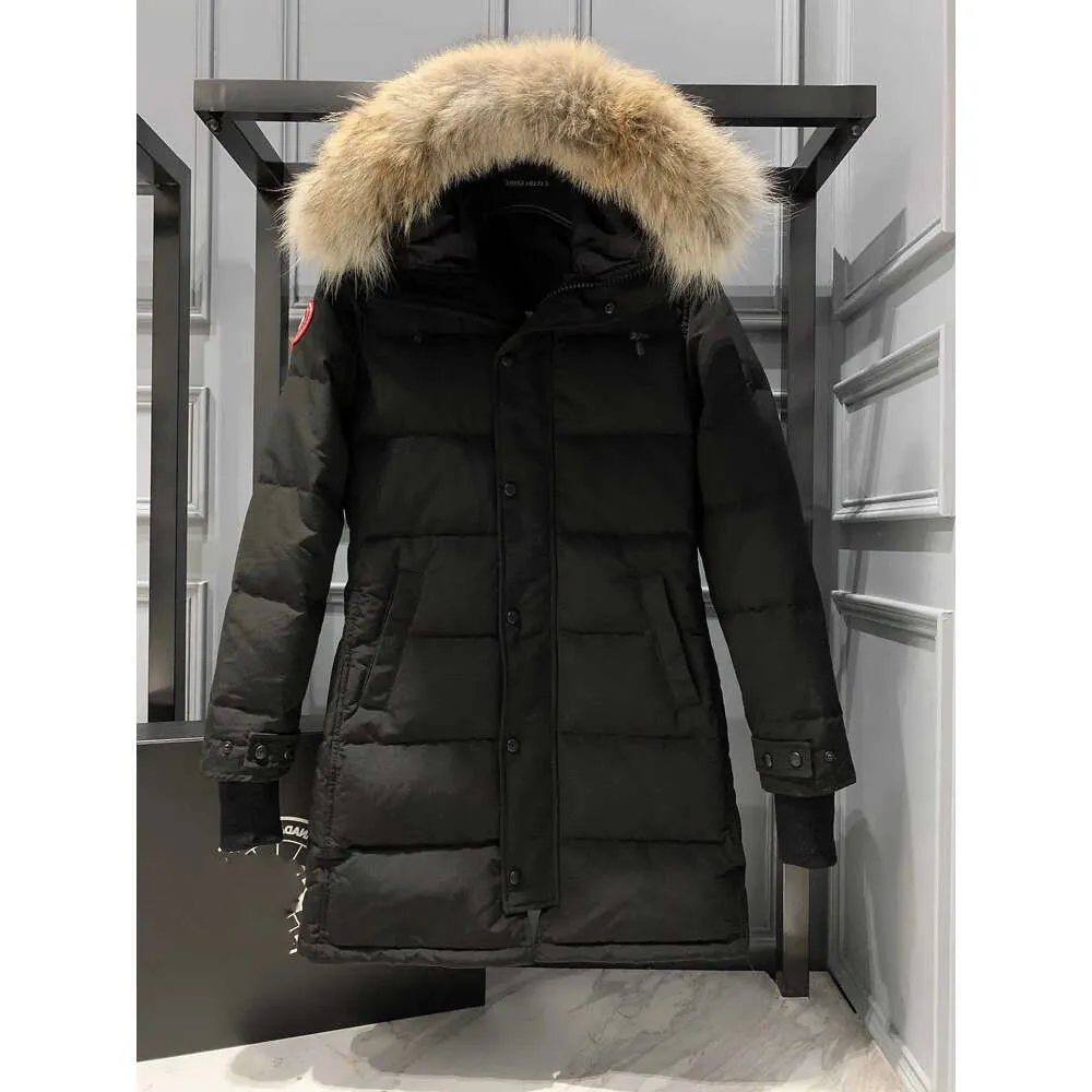 Designer kvinnor kanadensiska gås i mitten av längden version puffer ner kvinnors jacka ner parkas vinter tjocka varma rockar vindtät streetwea passar för män och kvinnor