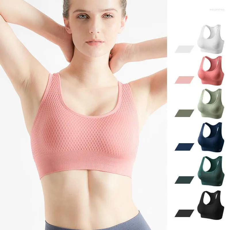 Йога наряд женщин спортивные бюстгальтеры Fitness Fitness Runge Bras Learnding Bra Top Top Top Top Up Brassiere