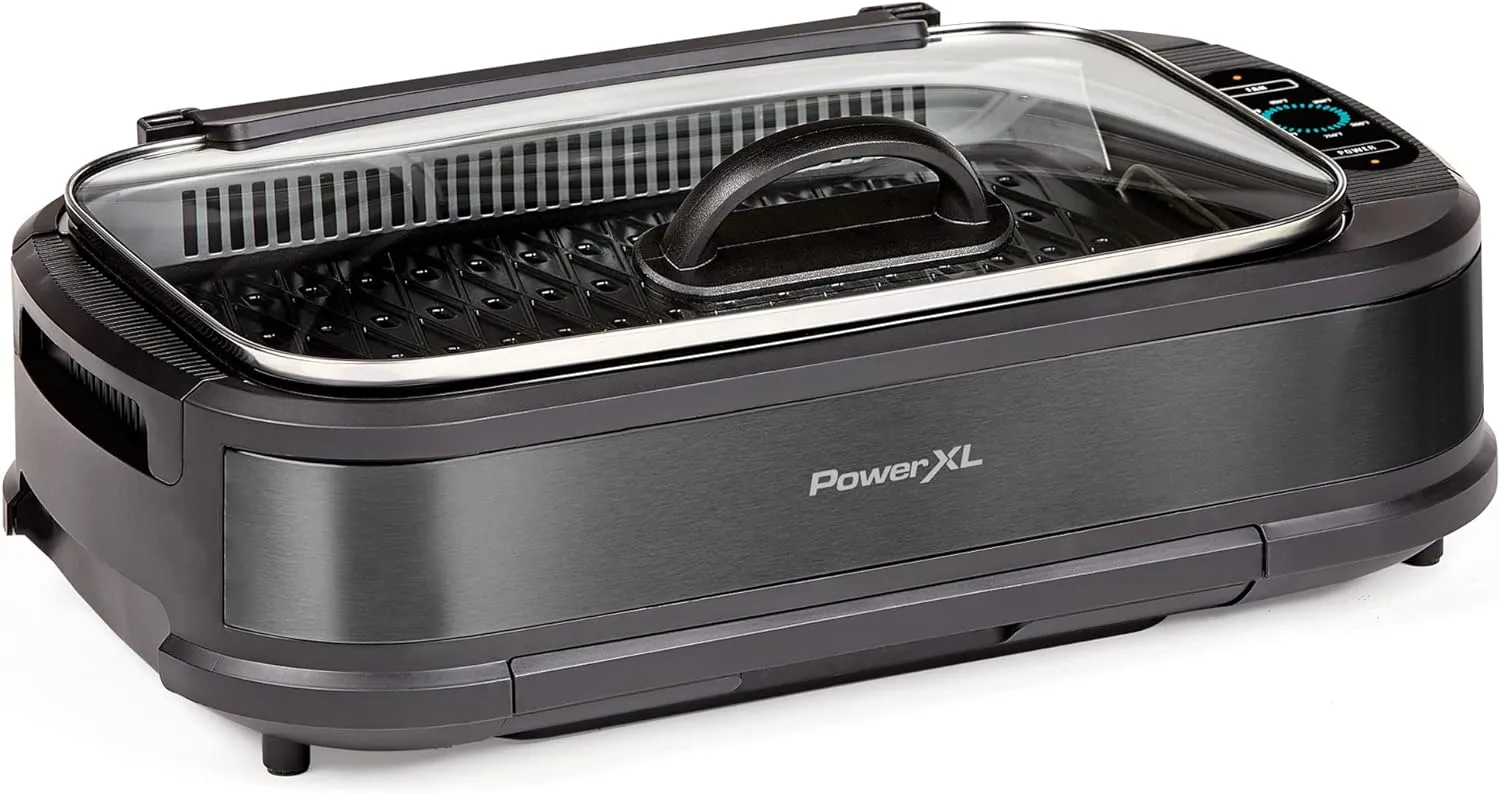Power grill smokeless indoor electric cheap grill with lid