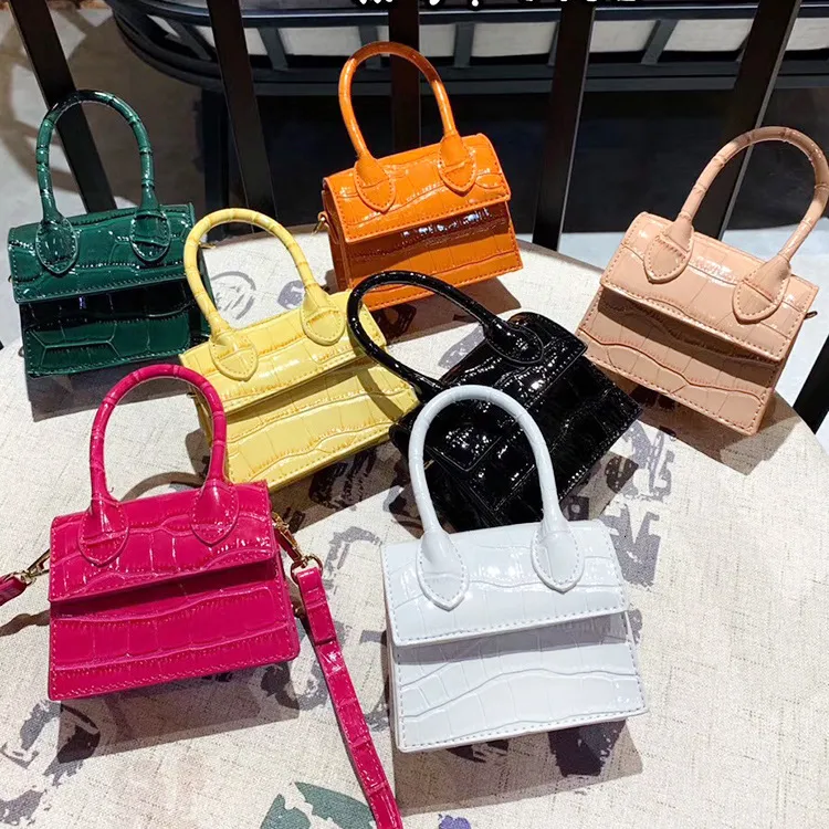 Evening Bags Mini Small Square bag Fashion Quality PU Leather Women's Handbag pattern Chain Shoulder Messenger Bags 230426