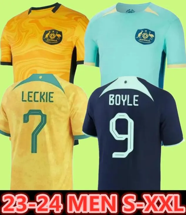 2023 2024 Koszulki piłkarskie Australia National Duke Souttar23 24 Metcalfe Genreau Boyle Circati McGree Agostino Silverda Home Away Football Shirt