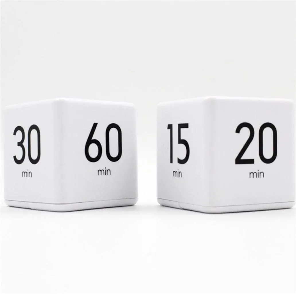 Kitchen Timer White Cube Management Kids Workout Home Cooking Accessoires 290U6212088