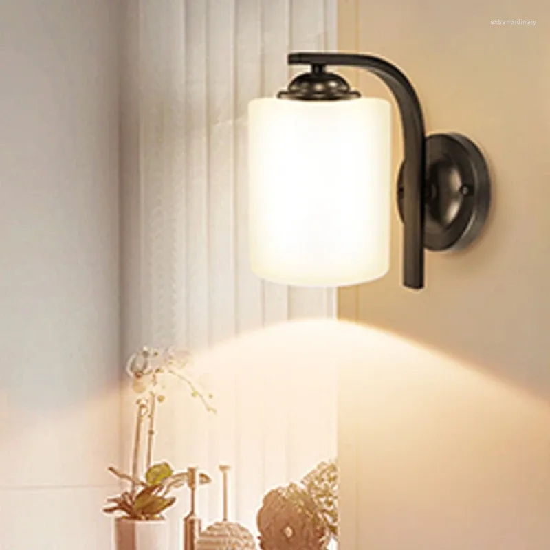 Vägglampa nordisk retro stil belysning inomhus rum dekor estetik y2k husmodern hem dekorationer hus